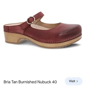 Bria Dansko Red Clogs